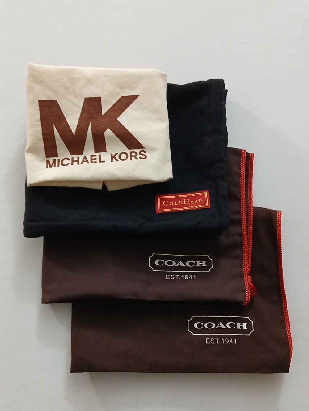 Dust Bag Set Coach, Michael Kors, Cole Haan